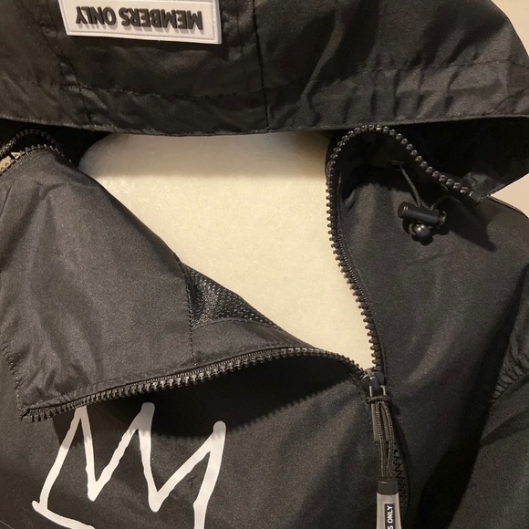 NWT Jean-Michel Basquiat Dinosaur Members Only Windbreaker Jacket - Picture 5 of 5